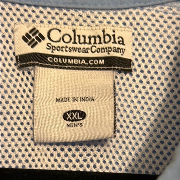 Columbia Blue Casual Button Down Shirt #278 - Picture 5 of 7